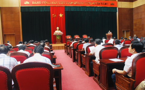Hội nghị quán triệt một số nội dung liên quan đến công tác bầu cử