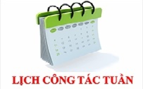 Lịch công tác tuần UBND thành phố Thanh Hóa Từ ngày 11/11/2019 đến ngày 17/11/2019