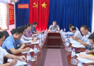 Đồng chí Bí thư Thành ủy đi kiểm tra tiến độ GPMB các dự án ở phường Quảng Đông và Quảng Thành