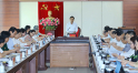 Bí thư Tỉnh ủy Nguyễn Doãn Anh làm việc với Ban Thường vụ Thành ủy thành phố Thanh Hóa về công tác xắp xếp đơn vị hành chính cấp xã
