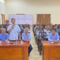 Hội nghị lấy ý kiến nhân dân về vị trí xây dựng khu tái định cư cho các hộ dân bị ảnh hưởng bởi dự án đường sắt tốc độ cao