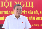 HĐND thành phố Thanh Hóa Lấy ý kiến góp ý Dự thảo Nghị quyết sửa đổi, bổ sung một số điều của Hiến pháp năm 2013