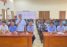 Hội nghị lấy ý kiến nhân dân về vị trí xây dựng khu tái định cư cho các hộ dân bị ảnh hưởng bởi dự án đường sắt tốc độ cao