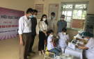 Lãnh đạo thành phố Thanh Hóa kiểm tra công tác tổ chức tiêm vacxin COVID-19 cho trẻ từ 5 đến dưới 12 tuổi
