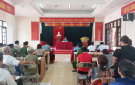 Hội nghị thuyết phục và đối thoại đối với các hộ dân không chấp hành Quyết định thu hồi đất thực hiện dự án: Khu dân cư An Lộc, phường Đông Sơn