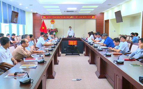 Thành phố Thanh Hóa giao ban đánh giá công tác quản lý đô thị
