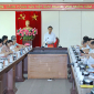 Bí thư Tỉnh ủy Nguyễn Doãn Anh làm việc với Ban Thường vụ Thành ủy thành phố Thanh Hóa về công tác xắp xếp đơn vị hành chính cấp xã