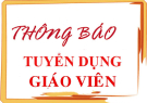 THÔNG BÁO: Danh sách thí sinh không đủ điều kiện, tiêu chuẩn tham gia dự tuyển vòng 2, kỳ tuyển dụng viên chức ngành GD&ĐT thành phố Thanh Hóa năm 2025 