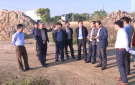 Bí thư Thành ủy thành phố Lê Anh Xuân đi kiểm tra tiến độ thực hiện các dự án trên địa bàn thành phố
