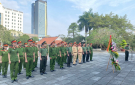 Đoàn thanh niên Công an thành phố Thanh Hoá dâng hương tưởng niệm Chủ tịch Hồ Chí Minh