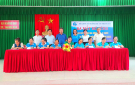 Xã Hoằng Đại ra mắt mô hình “CLB xây dựng gia đình 5 có 3 sạch” và “tuyến đường kiểu mẫu về VSMT” năm 2023