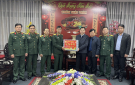 Đồng chí Lê Quang Hiển - Phó Chủ tịch HĐND thành phố Thanh Hóa chúc tết các đơn vị trực Tết