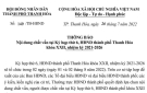 THÔNG BÁO: Nội dung chất vấn tại Kỳ họp thứ 6, HĐND thành phố Thanh Hóa  khóa XXII, nhiệm kỳ 2021-2026