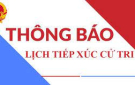 THÔNG BÁO  Lịch tiếp xúc cử tri trước Kỳ họp thứ 10, HĐND tỉnh khóa XVIII,  nhiệm kỳ 2021-2026 của Tổ đại biểu HĐND tỉnh, đơn vị bầu cử số 27