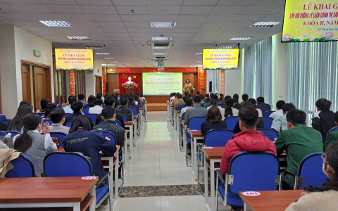 Khai giảng lớp bồi dưỡng lý luận chính trị dành cho đảng viên mới khóa II năm 2025