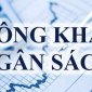 Công bố công khai quyết toán ngân sách nhà nước năm 2023
