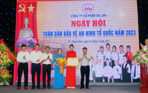 Công ty cổ phần Dạ Lan tổ chức ngày hội toàn dân bảo vệ an ninh Tổ quốc