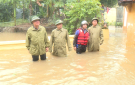 Lãnh đạo thành phố Thanh Hóa kiểm tra tình hình các vùng bị ngập lụt